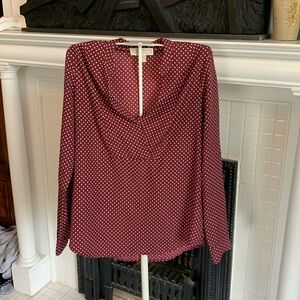 Michael by Michael Kors polka‎ dot blouse. Worn once!